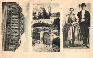 9 db RÉGI magyarországi városképes lap; Parádfürdő, Balaton, Eger, Diósjenő, Mátyásföld. Jó minőség ...