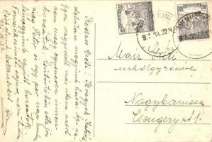 9 db RÉGI magyarországi városképes lap; Parádfürdő, Balaton, Eger, Diósjenő, Mátyásföld. Jó minőség ...