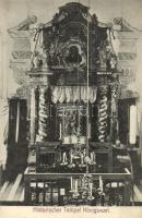 Lázne Kynzvart, Königswart; Historischer Tempel, Synagoge / synagogue interior, altar. Judaica