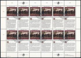 Declaration of Human Rights (2nd) minisheet set Emberi jogok nyilatkozata (II). kisívsor