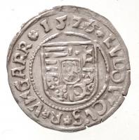1526. Denár Ag "II. Lajos" kassai veret (0,54g) T:1-,2 / 
Hungary 1526. Denar Ag "Lo...