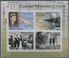 Cuban crisis mini sheet, Kubai válság kisív