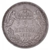 1909KB 5K Ag "Ferenc József" T:2,2- kis ph.
Adamo K7