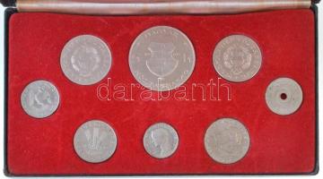 1966. 2f + 5f + 10f + 20f + 50f + 1Ft Ag + 2Ft Ag + 5Ft Ag, fiktív veret "Kabinet sor" ere...