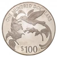 "A Karib-térség madarai" sorozat érmei, teljes sorozat, eredeti dísztokban, tanúsítvánnyal...