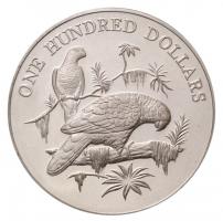 "A Karib-térség madarai" sorozat érmei, teljes sorozat, eredeti dísztokban, tanúsítvánnyal...