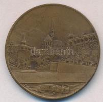 Berán Lajos (1882-1943) 1931. Budapesti emlék Br emlékérem (40mm) T:2