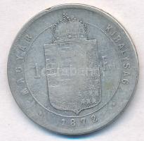 1872KB 1Ft Ag "Ferenc József / Középcímer" Körmöcbánya (12,11g) T:3 ph.
Hungary 1872KB 1 ...