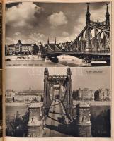 1930 A nyolcvanéves Pesti Napló ajándékalbuma, első lapja ragasztott, sok képpel