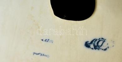 Lomonosov ülő Gorkij, biszkvit porcelán, jelzett, hibátlan, m:30 cm