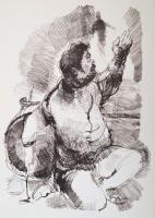 Martyn Ferenc (1899-1986): Petőfi olvasása közben. Bp., 1973, Képzőművészeti Alap Kiadóvállalata. Ki...