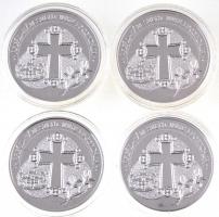 DN "Árpád-házi Szent Imre legendája" dombor-aranyozott, ezüstözött Cu-Ni emlékérem sorozat...