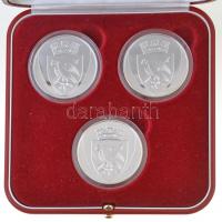 DN "Reneszánsz szett" ezüstözött Cu-Ni emlékérem sorozat dísztokban, benne "Mátyás&qu...