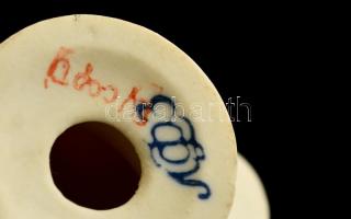 Lomonosov ülő Gorkij büszt, biszkvit porcelán, jelzett, hibátlan, m:10,5 cm