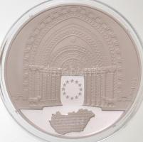 2003. "Magyarország csatlakozása az Európai Unióhoz" Ag emlékérem tanúsítvánnyal, dísztokb...