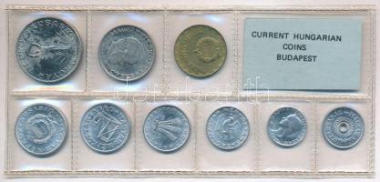 1979. 2f-10Ft (9xklf) érmés forgalmi sor fóliatokban T:1 Adamo FO12