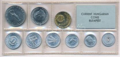 1978. 2f-10Ft (9xklf) érmés forgalmi sor fóliatokban T:1 Adamo FO11