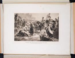 1897 Országos Magyar Képzőművészeti Társulat Albuma 1897, benne 7 nyomattal, megviselt állapotú, jav...