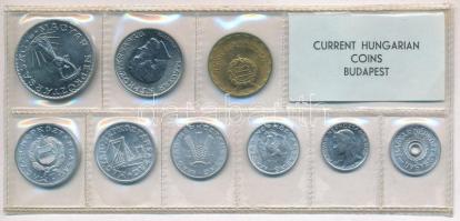 1971. 2f-10Ft (9xklf) érmés forgalmi sor fóliatokban T:1 Adamo FO4