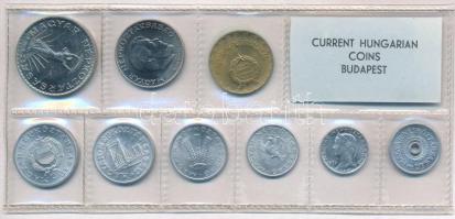 1972. 2f-10Ft (9xklf) érmés forgalmi sor fóliatokban T:1 kis patina
Adamo FO5