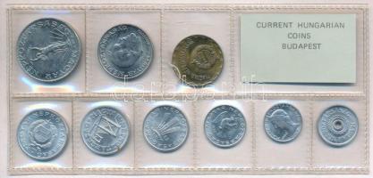 1982. 2f-10Ft (10xklf) érmés forgalmi sor fóliatokban T:1 Adamo FO15