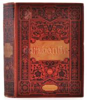1880 a Regényvilág irodalmi folyóirat 1. évf. lapszámai, egybekötve (Bp., 1881, Révai), kicsit kopott, gazdagon díszített vászonkötésben.