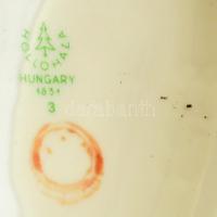 Hollóházi porcelán bokszoló, kézzel festett, jelzett, hibátlan, m:20 cm