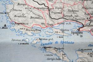 1915 Übersichtskarte des Südwestlichen Kriegsschauplatzes, a délnyugati hadszíntér áttekintő térképe...