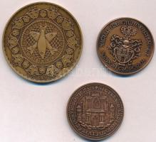 Csúcs Viktória (1934-) DN "Kiskunhalas - Csipkeház" Br emlékérem (60mm) + Kutas László (19...