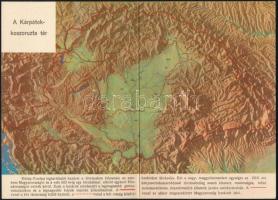 cca 1944 A középeurópai államhatárok, térképpel illusztrált irredenta röplap