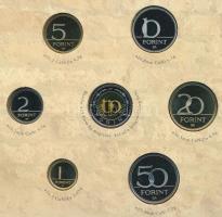 2005. 1Ft-100Ft (7xklf) forgalmi sor szettben + 2005. 10Ft "József Attila" T:PP Adamo FO39...