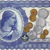 2006. 1Ft-100Ft (8xklf) forgalmi sor szettben, benne 1946-os 1Ft Ag "Hatvanéves a Forint" ...