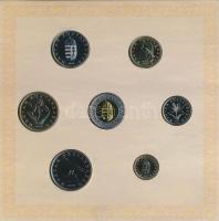 2008. 1Ft-100Ft 7klf db + Mátyás denár Ag fantáziaverete "Reneszánsz emlékév" dísztokos fo...