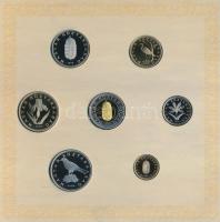 2008. 1Ft-100Ft 7klf db + Mátyás denár Ag fantáziaverete "Reneszánsz emlékév" dísztokos fo...