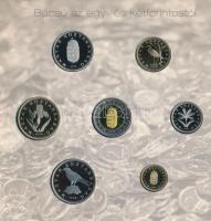 2008. 1Ft-100Ft (7xklf) forgalmi sor "Búcsú az egy- és kétforintostól" dísztokos szettben ...