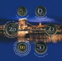 2009. 5Ft-200Ft (6xklf) dísztokos forgalmi szett "Lánchíd" T:PP 
Adamo FO43