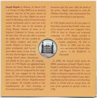 2009. 5Ft-200Ft "Haydn" (6xklf) forgalmi érme sor + "Joseph Haydn" Ag emlékérem ...