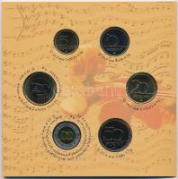 2009. 5Ft-200Ft "Haydn" (6xklf) forgalmi érme sor + "Joseph Haydn" Ag emlékérem ...