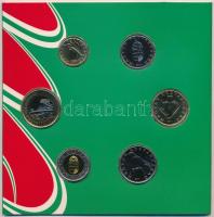 2011. 5Ft-200Ft 6klf darabos forgalmi érme sor + 3000Ft Ag "Az Európai Unió Tanácsának magyar e...