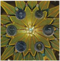 2012. 5Ft-200Ft (6xklf) elsőnapi veret, forgalmi sor dísztokban "Magyarország Alaptörvénye"...