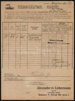 1914 Duna Gőzhajózási Társaság fuvarlevél