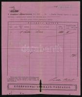 1867 Közép-dunai Gőzhajó Társaság fuvarlevél