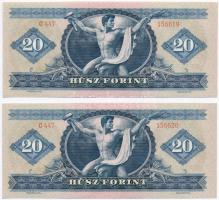 1969. 20Ft (2x) sorszámkövetők T:II
Adamo F15