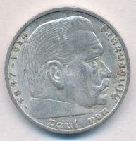 Német Harmadik Birodalom 1936A 5M Ag "Hindenburg" T:2 
German Third Reich 1936A 5 Mark Ag...