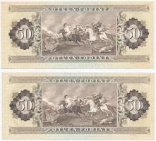 1989. 50Ft (2x) sorszámkövetők T:I-,II
Adamo F25