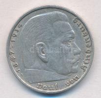 Német Harmadik Birodalom 1935A 5M Ag "Hindenburg" T:2 
German Third Reich 1935A 5 Mark Ag...