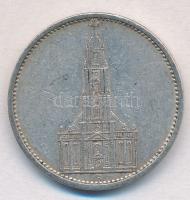 Német Harmadik Birodalom 1935A 5M Ag "Náci hatalom első évfordulója" T:2,2-
German Third ...