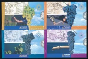 Wein 4 stamp-booklets, Bor 4 db bélyegfüzet