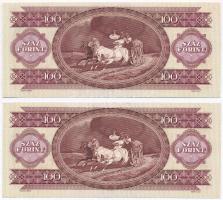 1993. 100Ft (2x) sorszámkövetők T:I-
Adamo F38