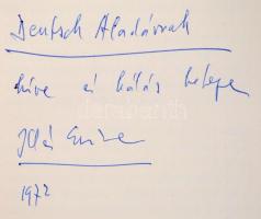 Illés Endre: Hármaskönyv. Stendhal, Hamu, Festett egek. Bp., 1972, Magvető. Kiadói egészvászon-kötés...